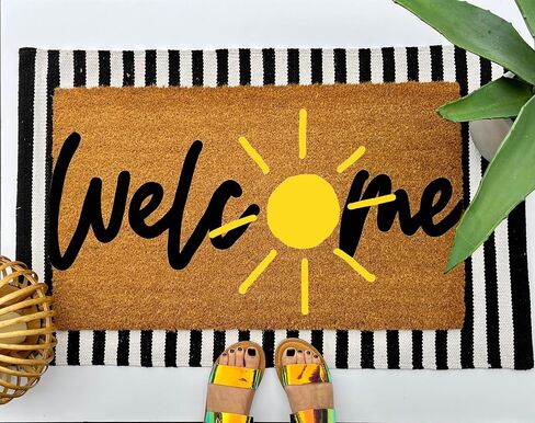 Door Mat Witches Front Door Mat - Witchy Decor - Protection Spell - Witchy Doormat - Pagan Decor - Magic Decore - Pagan Mat outdoor doormat 24x16 in in Saudi Arabia