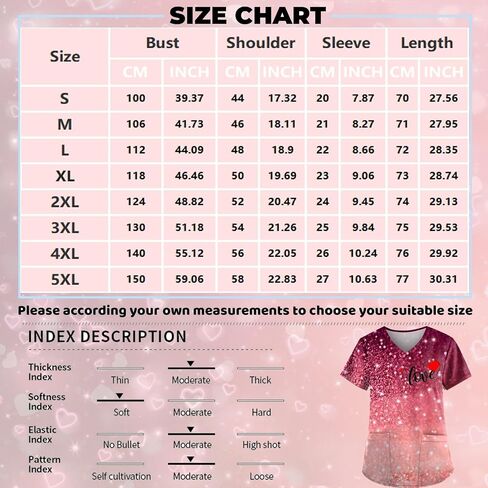 Women's Medical Scrub Tops - Plus Size Stretch V-Neck Short Sleeve Nursing Uniform for Hospital/Clinic Work in Saudi Arabia