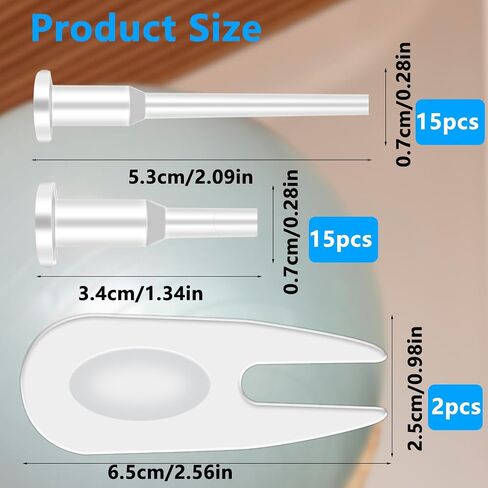 32 Pcs Exercise Ball Plug Replacement Yoga Ball Plug, Fitness Ball Plug Air Stopper Plug Pin Adapter Kit, Replacement Plug for Exercise Ball Inflatable Bed Pool in Saudi Arabia
