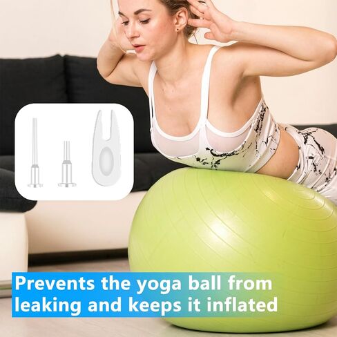 32 Pcs Exercise Ball Plug Replacement Yoga Ball Plug, Fitness Ball Plug Air Stopper Plug Pin Adapter Kit, Replacement Plug for Exercise Ball Inflatable Bed Pool in Saudi Arabia
