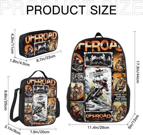 Dinosaur Backpacks for Kids Cool Dino School Backpacks 3 Pieces Sets Dinosaur Backpack with Lunch Box And Pencil Case Surf Dino Shoulder Bag Dinosaur Bookbag for Teen Boys Girls in Saudi Arabia