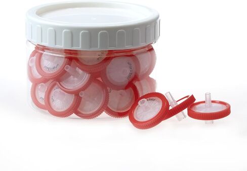 30 عبوة من مرشحات حقنة PTFE، مرشحات مختبرية محبة للماء بحجم مسام 0.22 ميكرومتر، ترشيح بقطر 25 مم in Kuwait