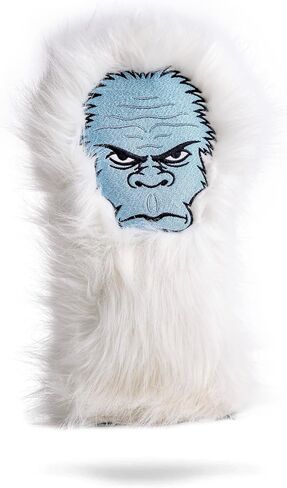 Pins & Aces Yeti Driver Head Cover - Premium, Hand-Made Fuzzy Driver Headcover - Funny, Tour Quality Golf Club Cover - Style and Customize Your Golf Bag… in Saudi Arabia