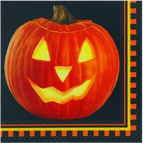 Unique Industries Pumpkin Glow Window Decal Clings | Assorted Sizes | 3 Pcs, 1 ct, Multicolor