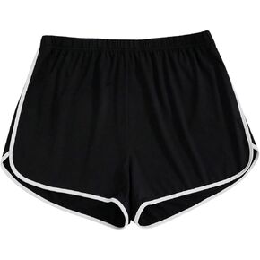 SOLY HUX Women's Plus Size Summer Shorts Elastic Waist Casual Yoga Running Active Shorts