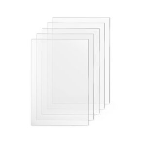 OMTech 10 Pack Colored Acrylic Sheets, 12x8 Inch Plexiglass Sheets for Laser Engraving & Cutting, 0.1 Inch 3 mm Thick 10-Color Plexi Glass Plastic Boards for DIY Projects Crafting Display Case Sign