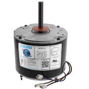 ClimaTek 1/4 HP Condenser Fan Motor Directly Replaces Goodman Amana 0131M00018PSP 0131M00018PS 0131M00813