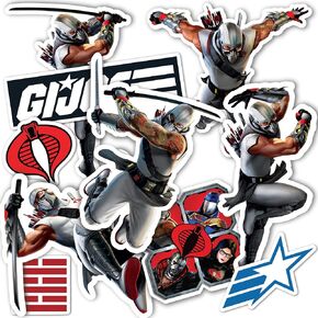 Desert Cactus GI Joe Stickers - 10 Vinyl Decal Laptop Water Bottle Car Scrapbook Decorations Birthday Favor Party Supplies Stickers (2-5)