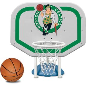 Poolmaster Boston Celtics NBA Pro Rebounder-Style Poolside Basketball Game