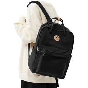 weradar Preppy Backpacks For High School Teens Boys Girls,Aesthetic School Bag,Waterproof Casual Daypacks Student Travel Backpack,Cute College Backpack For Women Men(Beige Blue)