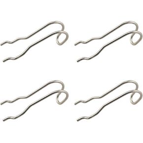ZCZQC 15PCS Stainless Steel Pegboard Hooks Double Wire 16 Hooks Multi Hole Board Hooks Supermarket Shelf Tripod Accessories Used in Stores Supermarkets Garages Sheds Basements Workshops