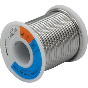 60/40 solder for stained glass solder wire (450g(1LB)，1/8"(3mm) Dia