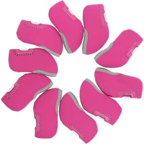 SEACLOUD 10pcs Neoprene Golf Iron Cover See Through Window Head Cover 11 Colors Headcover