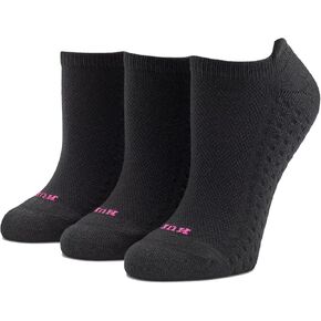 HUE Women's Air Cushion Tab Back No Show Liner Sock 3 Pair Pack