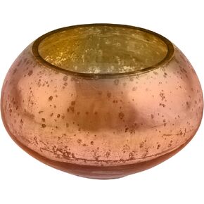 Karma Gifts,Medium Rustic White Mercury Glass Votive