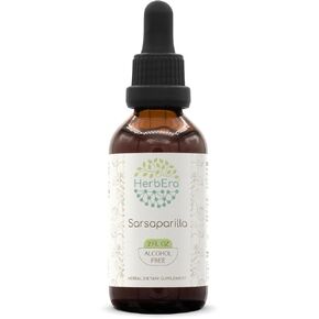 Sarsaparilla B120 Alcohol-Free Herbal Extract Tinctures, Concentrated Liquid Drops Natural Sarsaparilla (Hemidesmus indicus) Dried Root (4 fl oz)