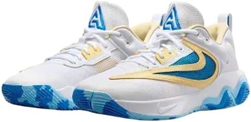 NIKE Men's Giannis Immortality 3 Three Quarters Tall, Light Blue White, 13 in Saudi Arabia