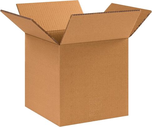صناديق شحن BOX USA شديدة التحمل مقاس 15.24 سم طولًا × 15.24 سم عرضًا × 15.24 سم ارتفاعًا، 25 عبوة | صندوق من الورق المقوى المموج للتعبئة والنقل والتخزين in Saudi Arabia