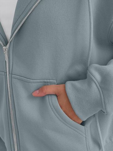 Trendy Queen Zip Up Hoodies For Women Cropped Sweatshirts Fall Fashion Outfits 2025 Y2k Fleece Teen Girls Clothes in Saudi Arabia