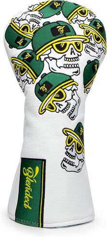 Golf Club Covers Funny Skeleton Golf Head Covers Driver Covers Fariway Wood Headcover Hybrid Covers Leather Golf Headcover with Number Tag for All Brand in Saudi Arabia