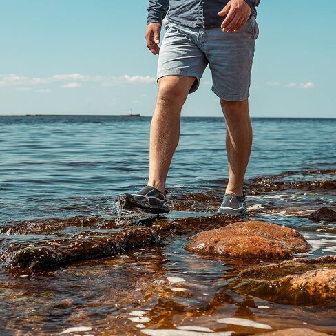 NORTY Wave Aqua Sock - Water Shoes for Men - Swim Shoes for Men - Beach Shoes for Men - Water Socks - Aqua Shoes - Swimming Shoes in Kuwait