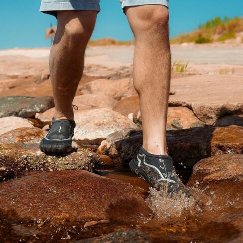 NORTY Wave Aqua Sock - Water Shoes for Men - Swim Shoes for Men - Beach Shoes for Men - Water Socks - Aqua Shoes - Swimming Shoes in Kuwait