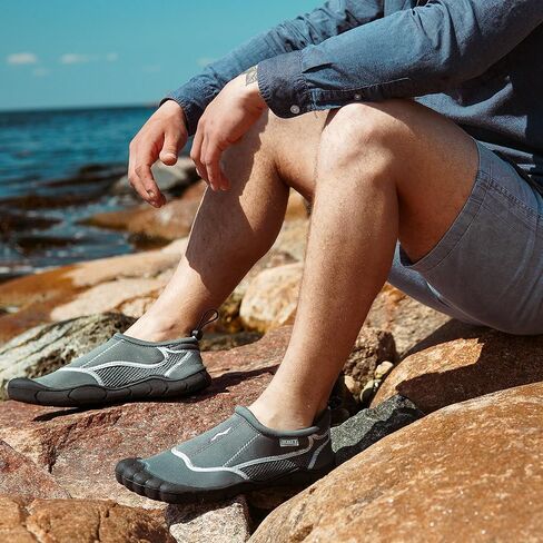 NORTY Wave Aqua Sock - Water Shoes for Men - Swim Shoes for Men - Beach Shoes for Men - Water Socks - Aqua Shoes - Swimming Shoes in Kuwait