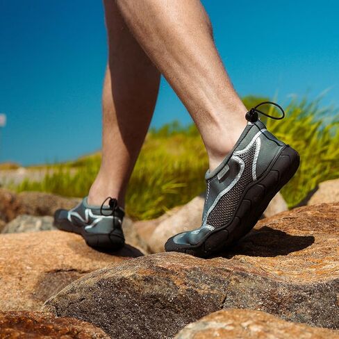 NORTY Wave Aqua Sock - Water Shoes for Men - Swim Shoes for Men - Beach Shoes for Men - Water Socks - Aqua Shoes - Swimming Shoes in Kuwait