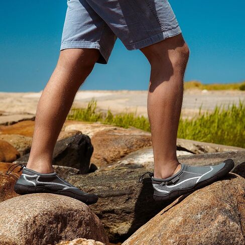 NORTY Wave Aqua Sock - Water Shoes for Men - Swim Shoes for Men - Beach Shoes for Men - Water Socks - Aqua Shoes - Swimming Shoes in Kuwait