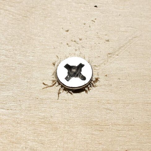 رقم 6 (3.5 مم) × 1.1/2 بوصة (38 مم) براغي غاطسة ذاتية التنصت من فيليبس AB (DIN 7982C H) - (100 قطعة) - A2 من الفولاذ المقاوم للصدأ in Kuwait