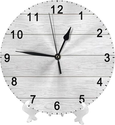 Personalized Wall Clock Photo Round Silent Clocks Custom Logo Picture 9.84 Inch Wood Style for Living Room Bedroom Decor DIY Battery Operated Non Ticking in Saudi Arabia