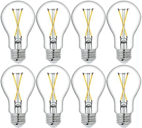 GE Relax 40-Watt EQ A19 Soft White Dimmable LED Light Bulb (8-Pack) in Saudi Arabia