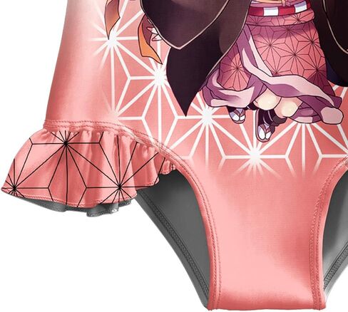 ملابس سباحة للفتيات Nezuko Tankini Anime ملابس سباحة بيكيني بدلة سباحة للشاطئ in Kuwait