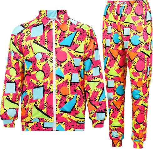 Mepase Retro 80s 90s Outfit for Men Side Taping Sportswear Urbanwear Streetwear Casual Long Sleeve 90s Tracksuit for Jogger in Saudi Arabia