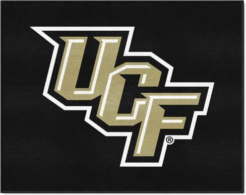 سجادة FANMATS NCAA University of Central Florida Knights المصنوعة من النايلون للوجه، 19 بوصة × 30 بوصة in Saudi Arabia