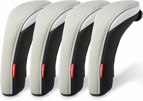 Golf Club Head Covers, 4 Pcs for Hybrid Headcovers with Interchangeable No. Tag UT Cover in Saudi Arabia