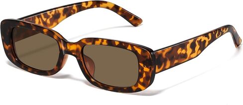 JASPIN Rectangle Sunglasses for Women Men Trendy Y2k Retro 90s Sun Glasses UV400 Protection Cool Square Frame in Saudi Arabia