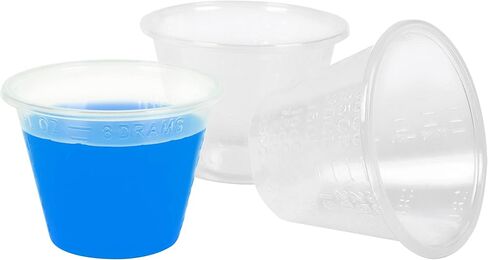 Disposable, Graduated, Plastic Medicine Cups - Bulk Set (1000), 1 Ounce Cups with Volume, Dosage Measure-for Mixed Pills, Liquid Medication Measuring, DIY Arts & Crafts/Mixes, Mouthwash in Saudi Arabia