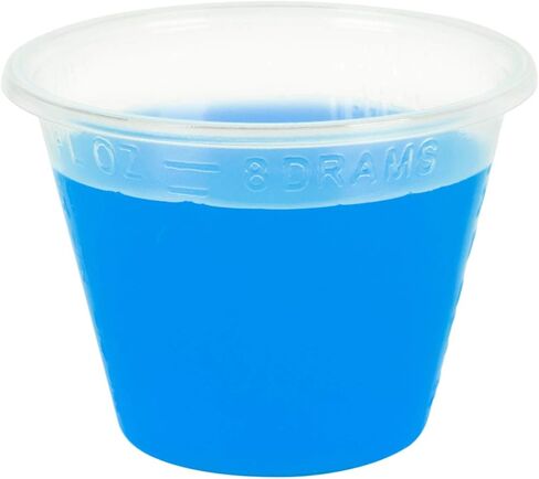 Disposable, Graduated, Plastic Medicine Cups - Bulk Set (1000), 1 Ounce Cups with Volume, Dosage Measure-for Mixed Pills, Liquid Medication Measuring, DIY Arts & Crafts/Mixes, Mouthwash in Saudi Arabia