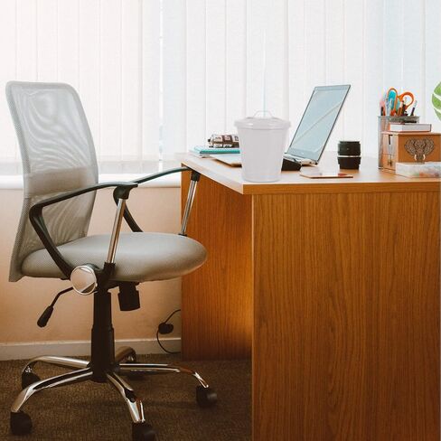 Stainless Steel Trash Cans with Lids, Desktop Waster Basket Outdoor Dog Poop Garbage Can Farmhouse Retro Metal Waste Bin for Bathroom Bedroom Garden Yard in Kuwait