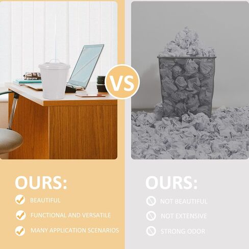 Stainless Steel Trash Cans with Lids, Desktop Waster Basket Outdoor Dog Poop Garbage Can Farmhouse Retro Metal Waste Bin for Bathroom Bedroom Garden Yard in Kuwait