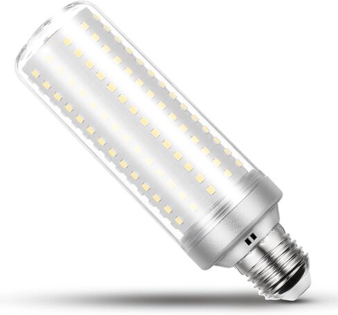 E26/E27 200W Equivalent LED Corn Light Bulb, 20W 3000LM Non Dimmable 6000K Daylight White, Bright High Output E26 Medium Base LED Bulb for Candelabra Ceiling Fan Home Garage Warehouse Indoor,1 Pack in Saudi Arabia