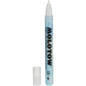 Molotow GRAFX Masking Fluid Pump Marker, 2mm, Blister Carded, 1 Each (728.001BC),Clear