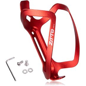 ThinkTop Bike Water Bottle Cage, Lightweight and Strong Bicycle Water Bottle Holder Adjustable, Aluminum Alloy Bike Bottle Holder for Road Mountain Bikes Cycling