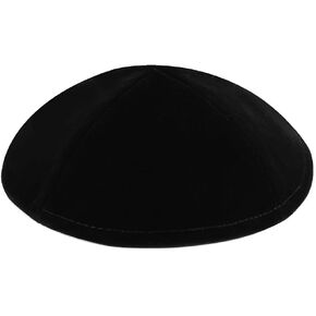 Zion Judaica Deluxe Velvet Kippah Rimless Kippot in Bulk for Occasions Religious Ceremonies