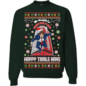 wild custom apparel Nakatomi Plaza Ugly Christmas Party Ugly 1988 Newest Ugly Christmas Crewneck Sweatshirt