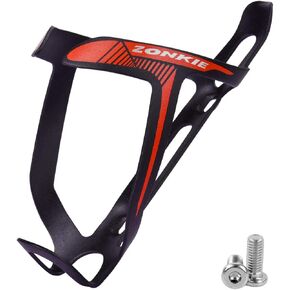 ZONKIE Bicycle Water Bottle Cages, Basic MTB Bike Bicycle Aluminum Alloy Lightweight Water Bottle Holder Cages, Road, Mountain Bicycle Water Bottle Cage 28g