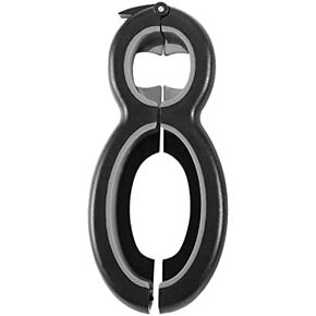 6 in 1 Multi Function Can Opener Bottle,Multi Kitchen Tool for Jelly Jars, Wine, Beer and other, Bottle Opener to Protect the Nail Use for Children, Elderly and Arthritis Sufferers.