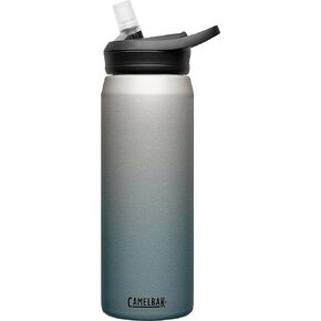 CamelBak Eddy+ Water Bottle with Straw - Insulated Stainless Steel, 25 oz, Silver Mint Mountain