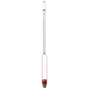 Glass Alcoholmeter/Hydrometer, Proof and Tralles